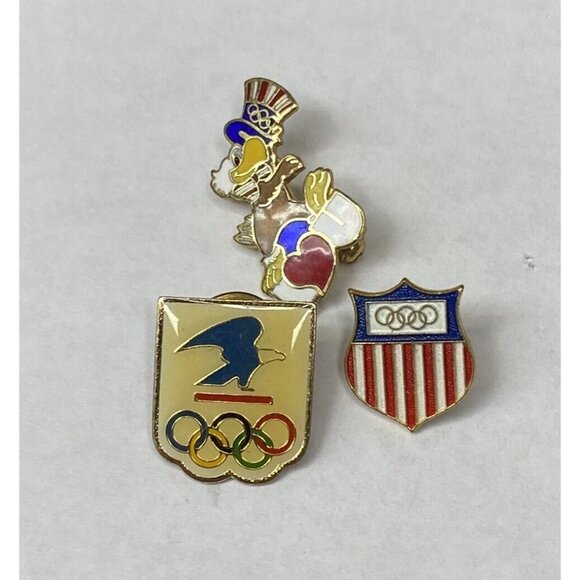 1984 OLYMPIC Sam The Eagle I❤️U USPS & Shield LOT 3 - Picture 2 of 8